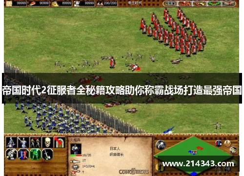 帝国时代2征服者全秘籍攻略助你称霸战场打造最强帝国